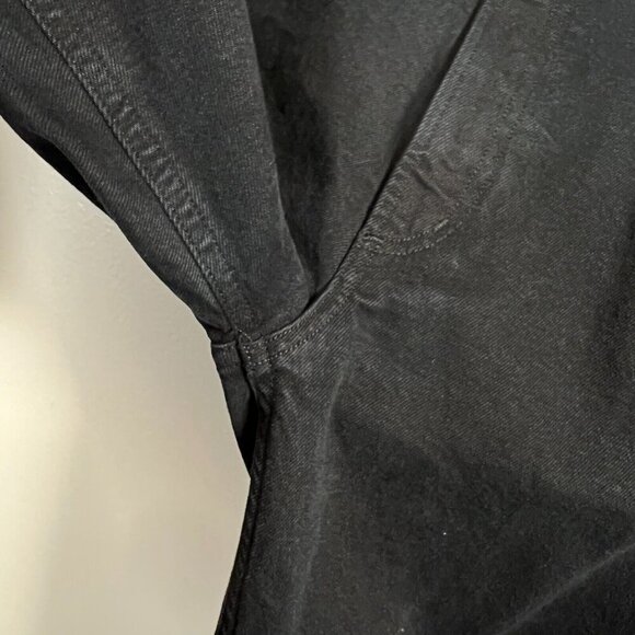 Goldsign Boot Cut Jeans Womens Size 30 Black High Rise High Waist Minimal - Picture 6 of 12